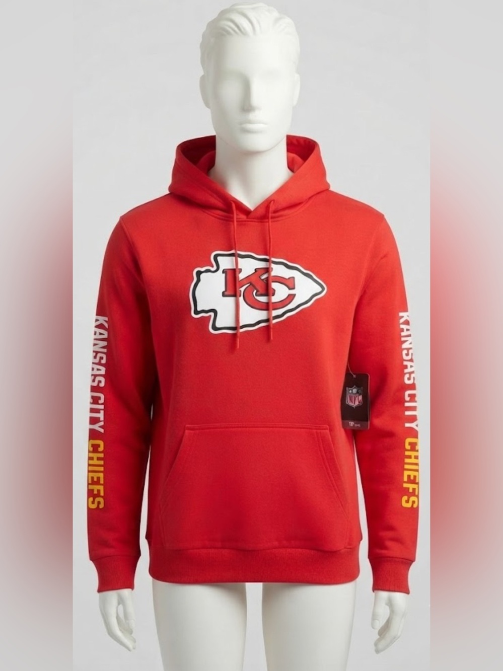 Kansas City Chiefs NFL Hoodie - New with Tags - NFL Licensed Sweater